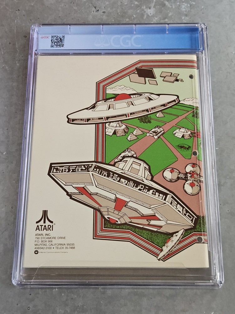XEVIOUS Arcade Game MANUAL 1982 - CGC 7.0 - VINTAGE 🛸🕹️