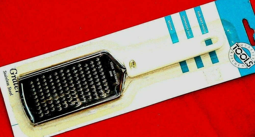 Quality Kitchen Tools Medium Hand Grater Stainless Steel Nylon Handle