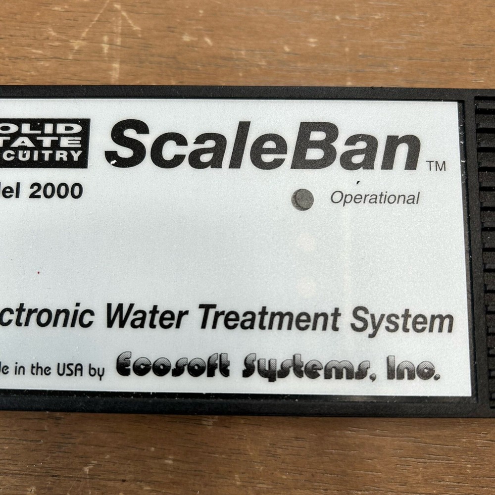 Scale Ban 2000 Electronic Water Treatment System by Ecosoft Systems UNTESTED