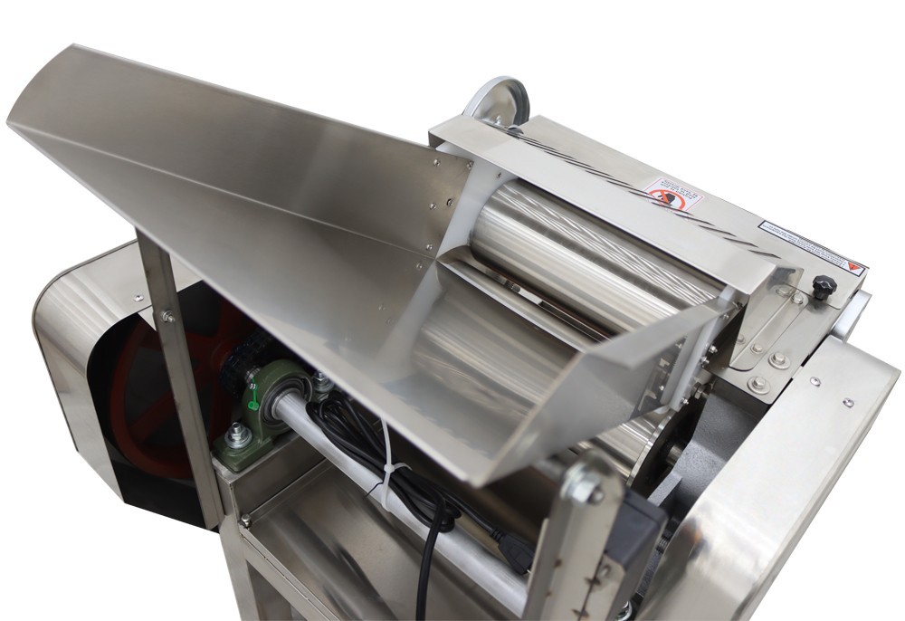 TECHTONGDA Commercial Dough Pressing Machine 11.8" Roller Dough Sheeter Press