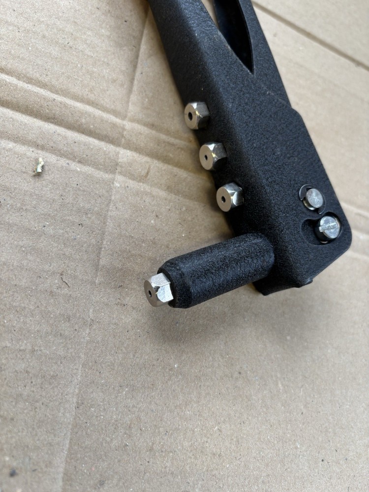 ROSS TOOLS MULTI SIZES POP RIVETER RIVETING GUN, WITH SOME POP RIVERTS, In Pack