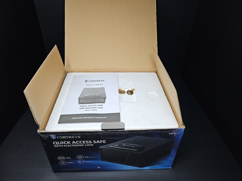 Fortress Model 55E20 Quick Access Safe Electronic Lock Light Backup Key