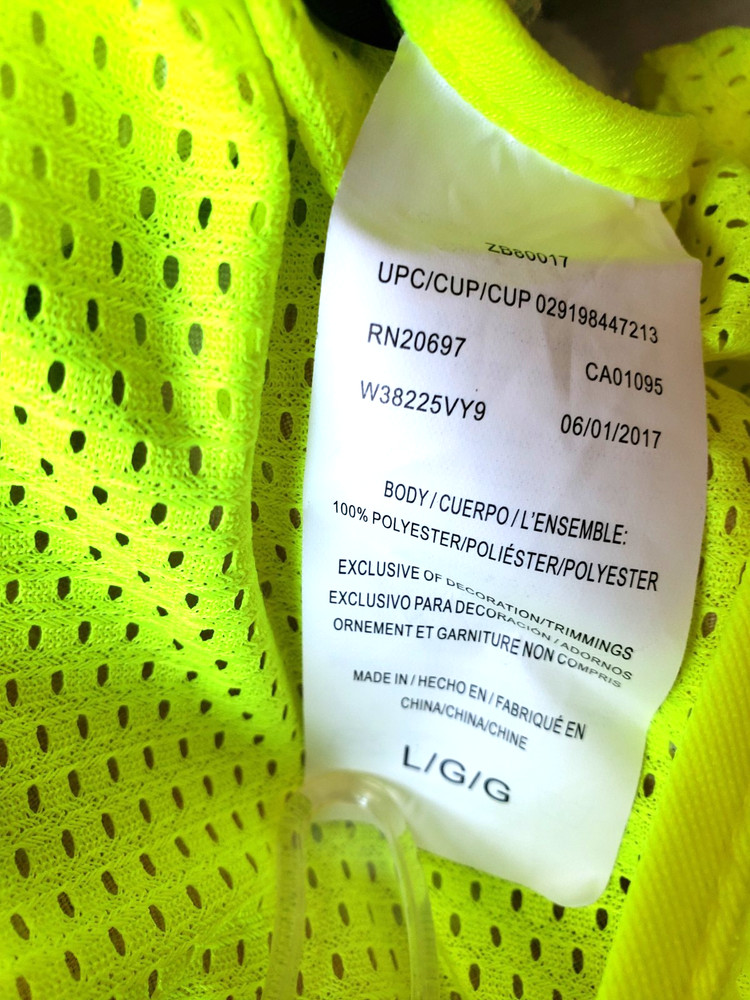 High Visibility Lime Green Road Worker Vist Larg Size