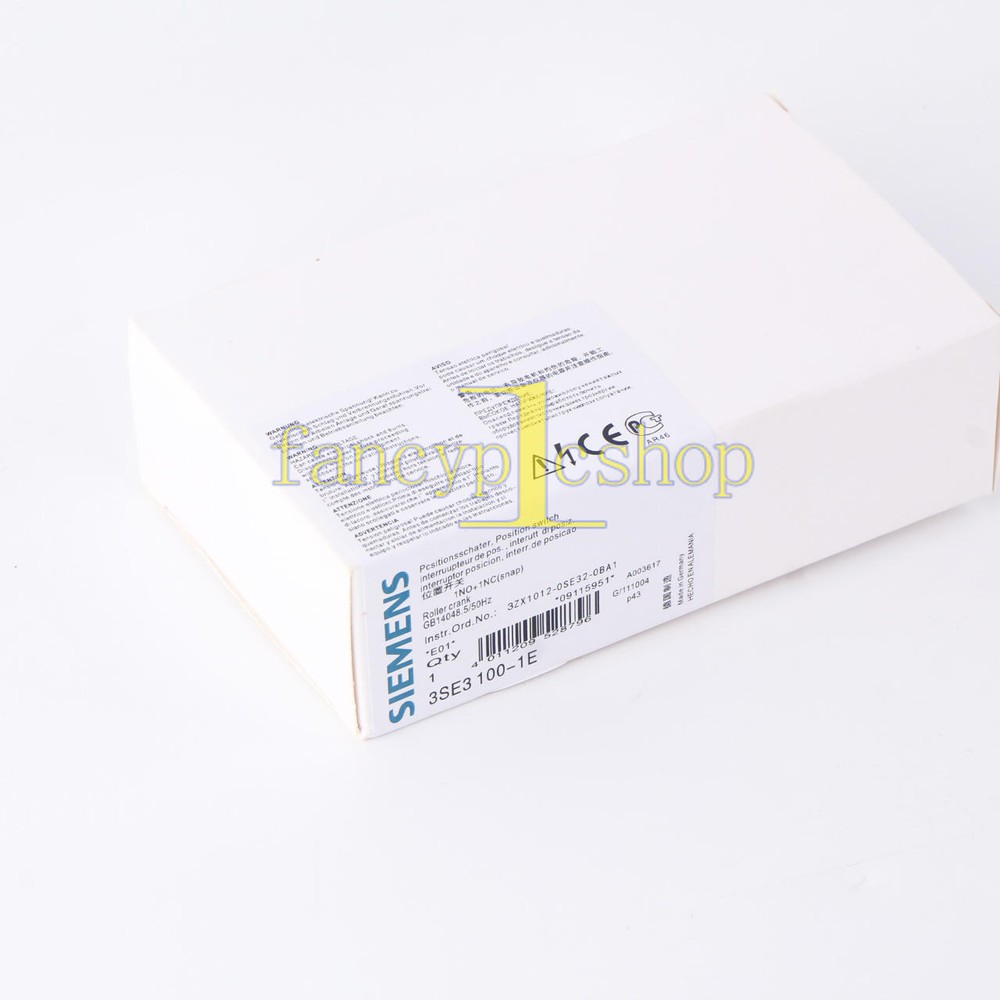 ONE New SIEMENS 3SE3100-1E Limit Switch