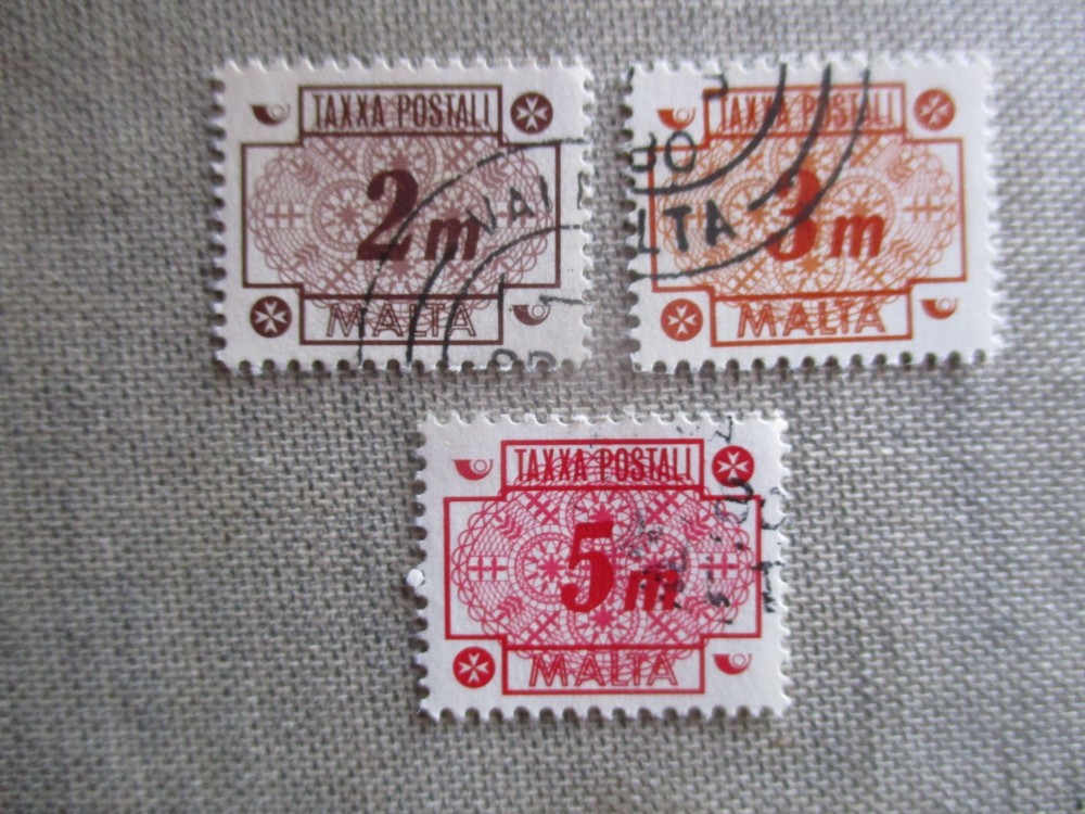 Malta, Scott# J32-J34,used