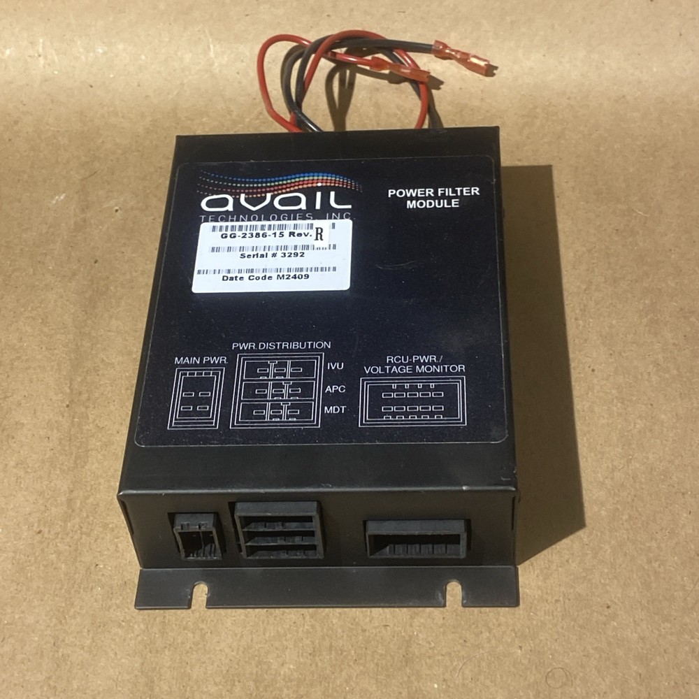 Avail Technologies  Power Filter Module Fleet Communication GG-2386-15 B