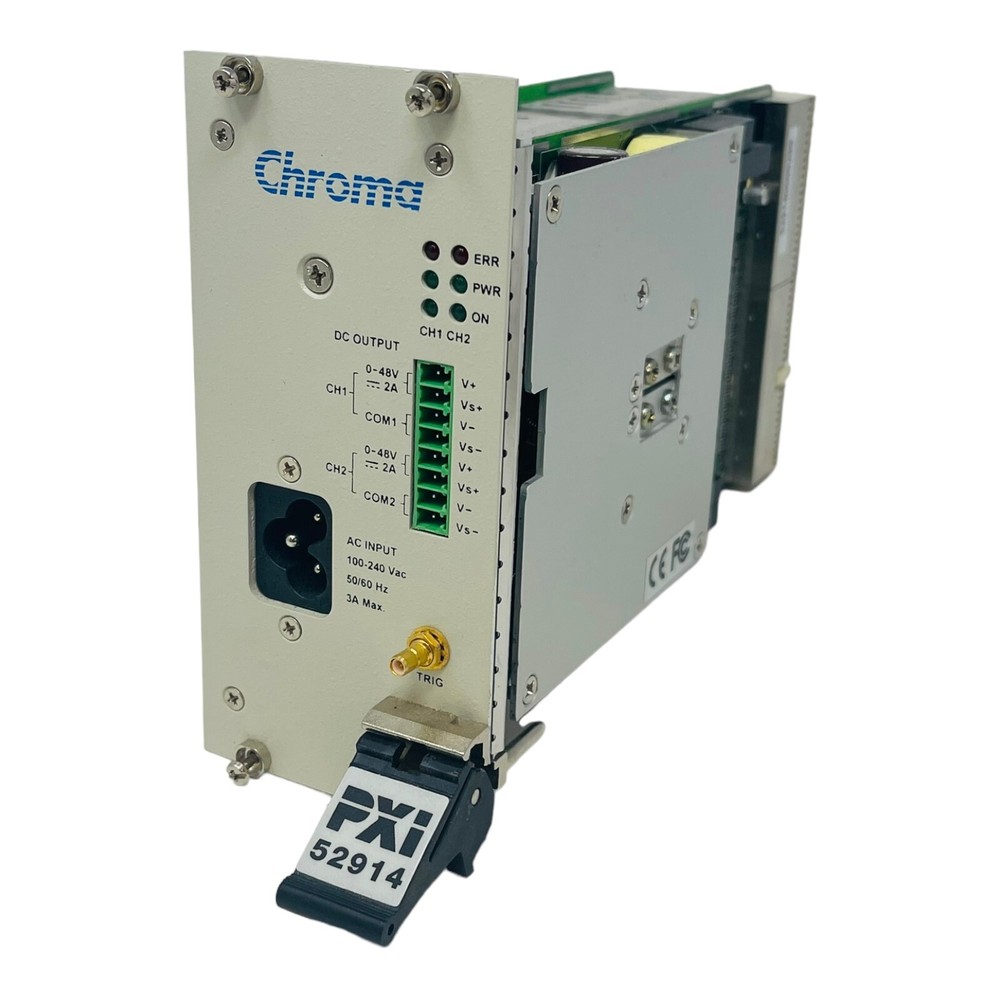 CHROMA PXI 52914 PROGRAMMABLE DC POWER SUPPLY