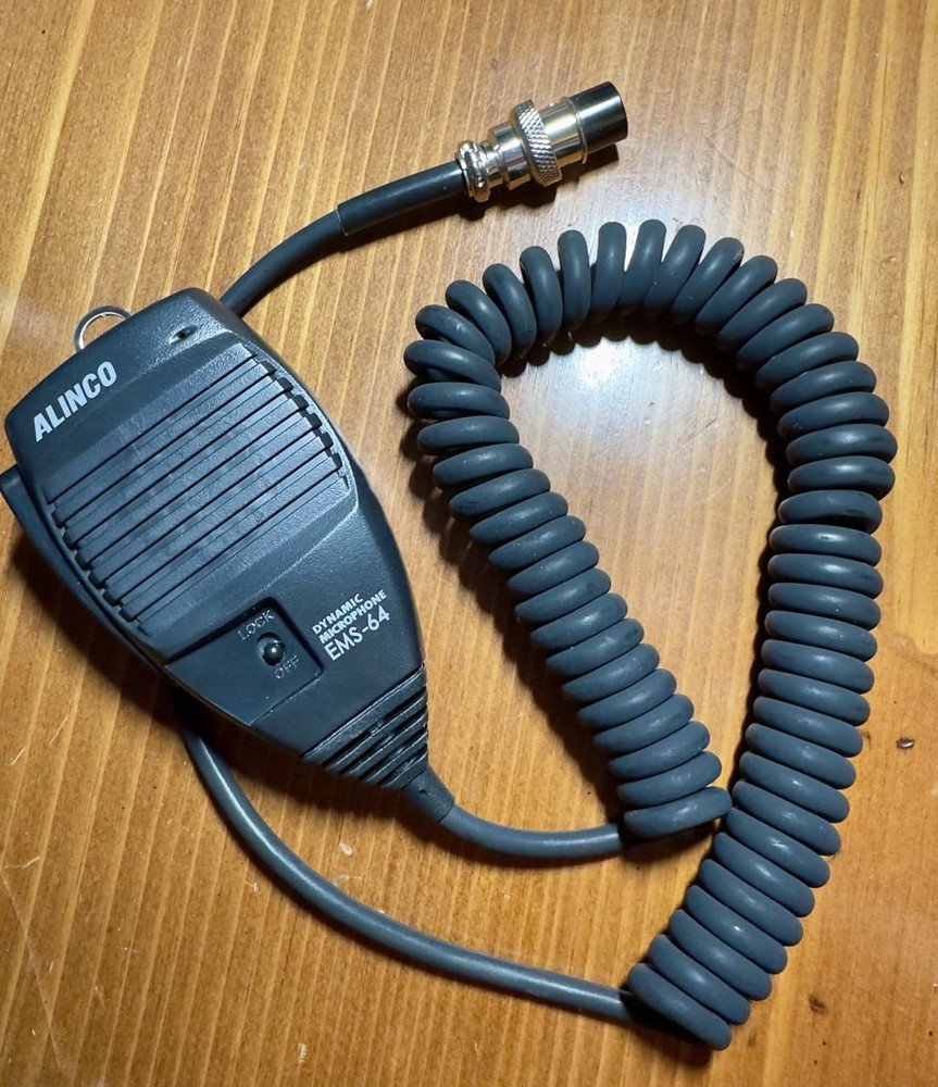 New Alinco EMS64 dynamic 8-pin hand microphone