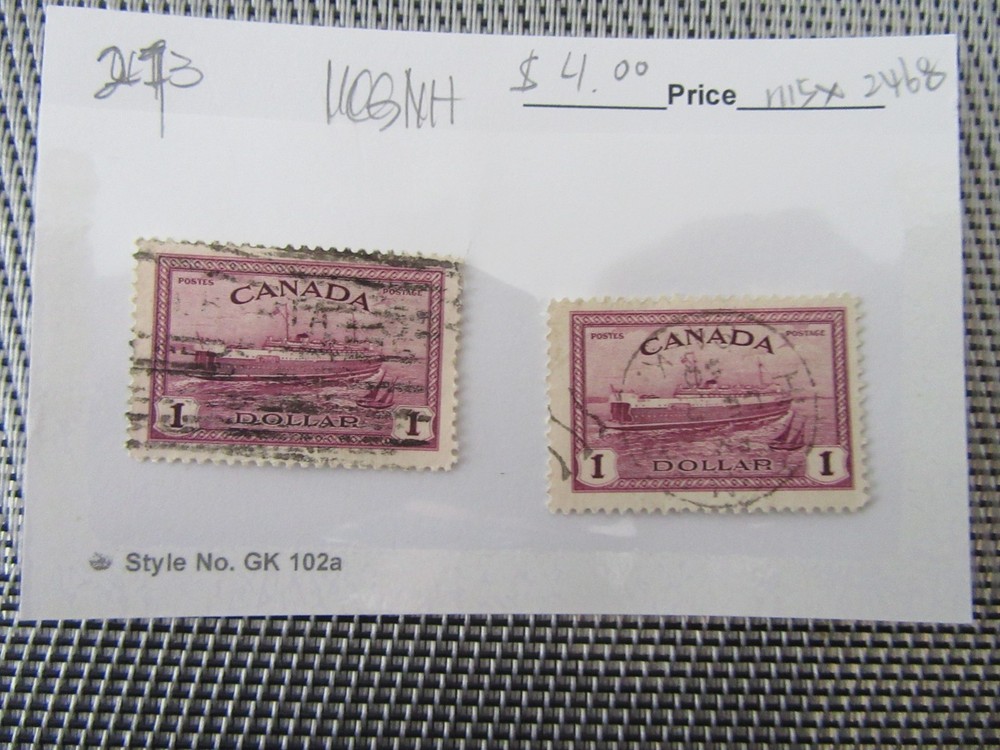 Canada Stamp # 273, 1 Dollar Used, CA03
