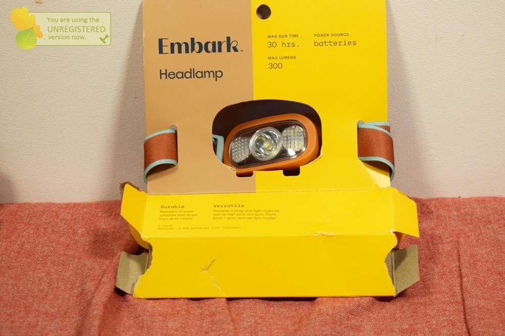 Embark LED Headlamp Orange
