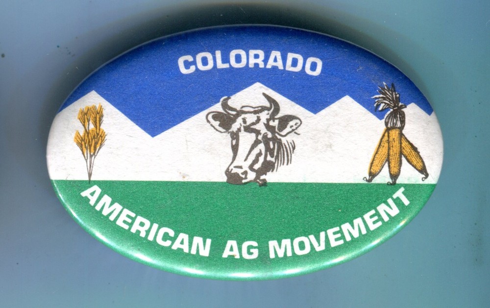 Colorado American Ag Movement Pinback Button