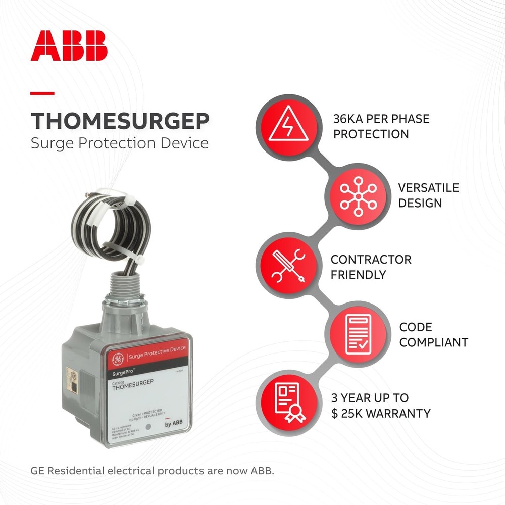 THOMESURGEP by • SurgePro™ Surge Protective Device • Externally Mounted Wired