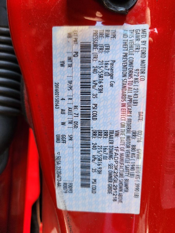 2015-2018 Ford Focus Front 4.2" Display Screen