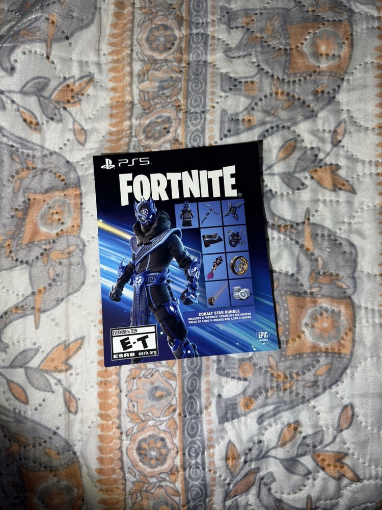 Fortnite Cobalt Star Bundle + 1000 V-Bucks  (code only)