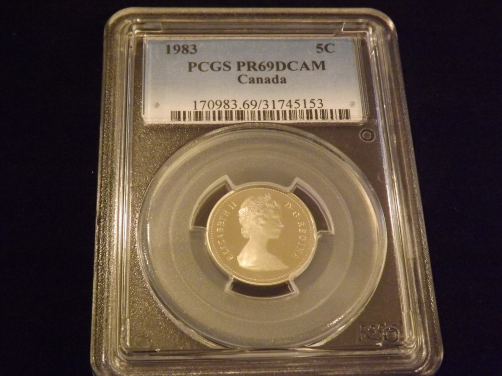 1983     5C                 Canada        PCGS  PR 69