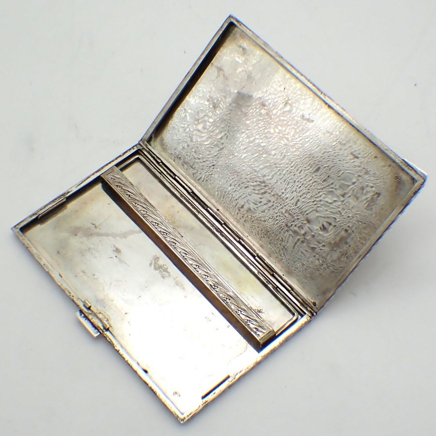 Ornate Cigarette Case 800 Silver
