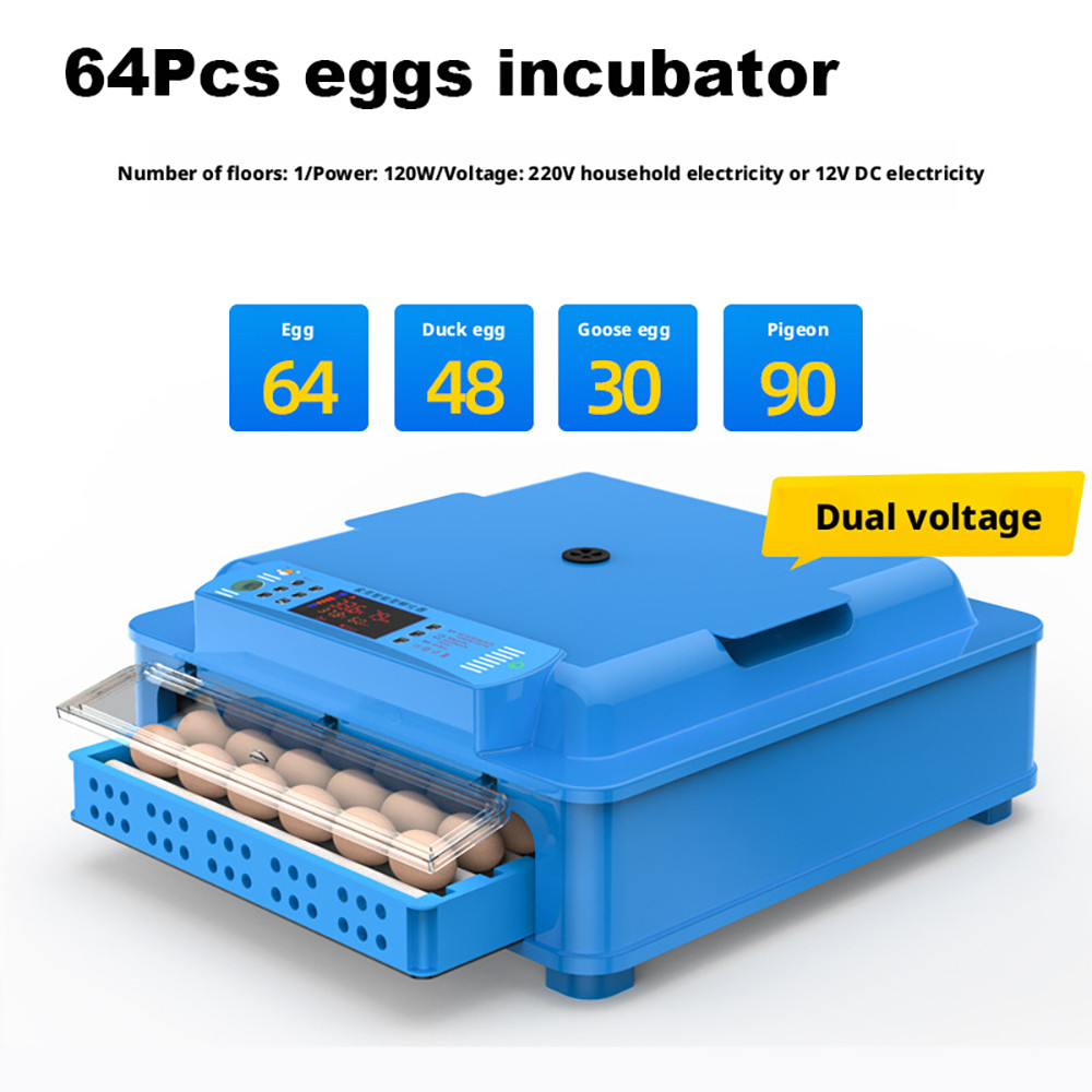 56- 320Pcs Eggs Automatic Digital Incubator Chicken Hatcher Temperature Control