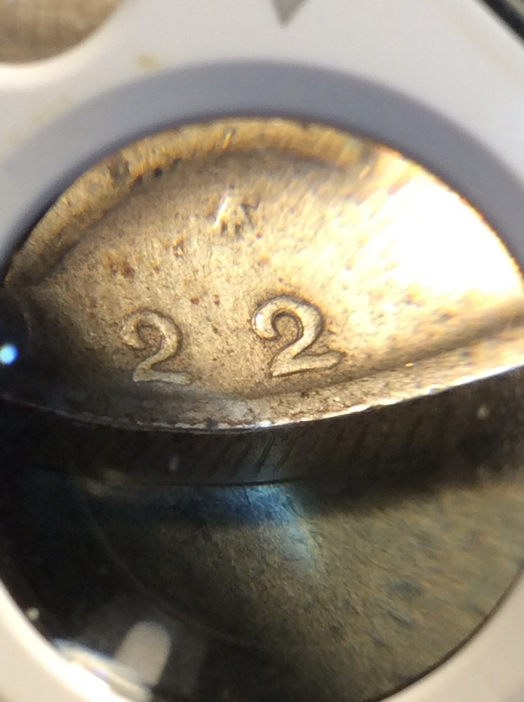 Major Repunched Date Error 1922 Silver Peace Dollar- Bold Fully RPD