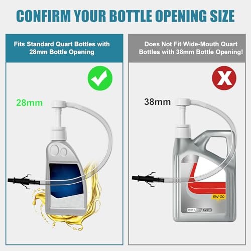Fluid Pump for Standard Quart Bottles - 8cc Per Pump Stroke，transmission 1pcs