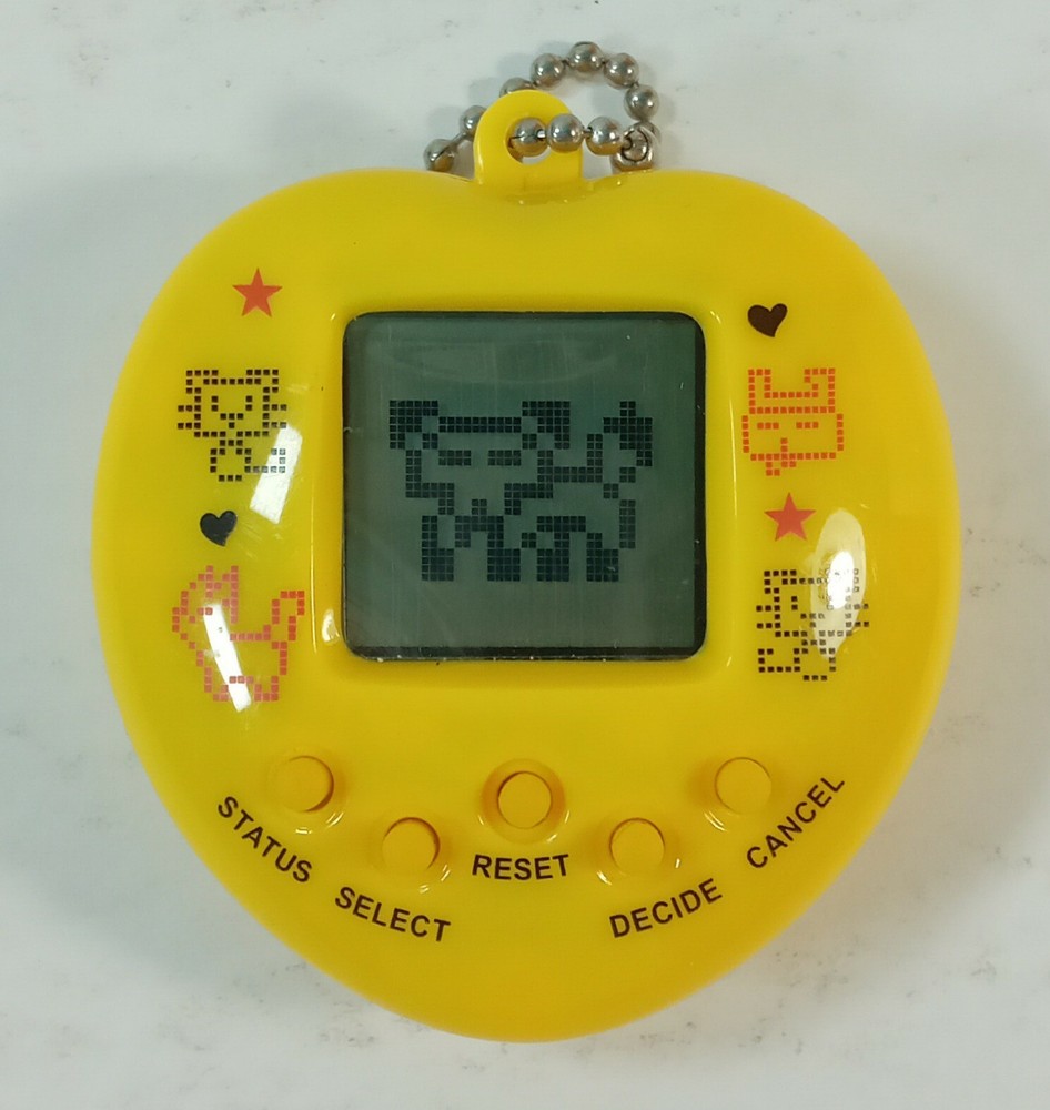 Yellow JIA YUAN Virtual Pet - RABBIT/Multi-Pet - Tested/Works