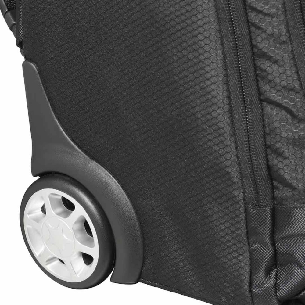 Genuine Triumph Black Roll-On Trolley Backpack MLUA24015