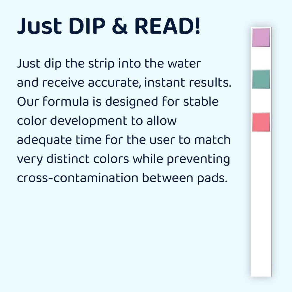 Swimming Pool Test Strips, 50 Strips