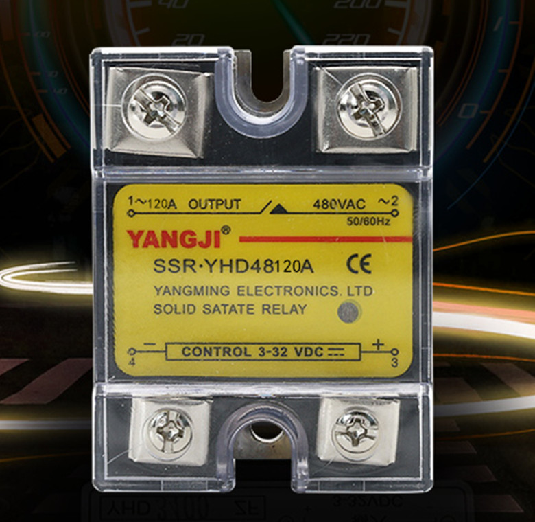 Single-phase SSR DC controlled AC DC-AC solid state relay YHD48120A