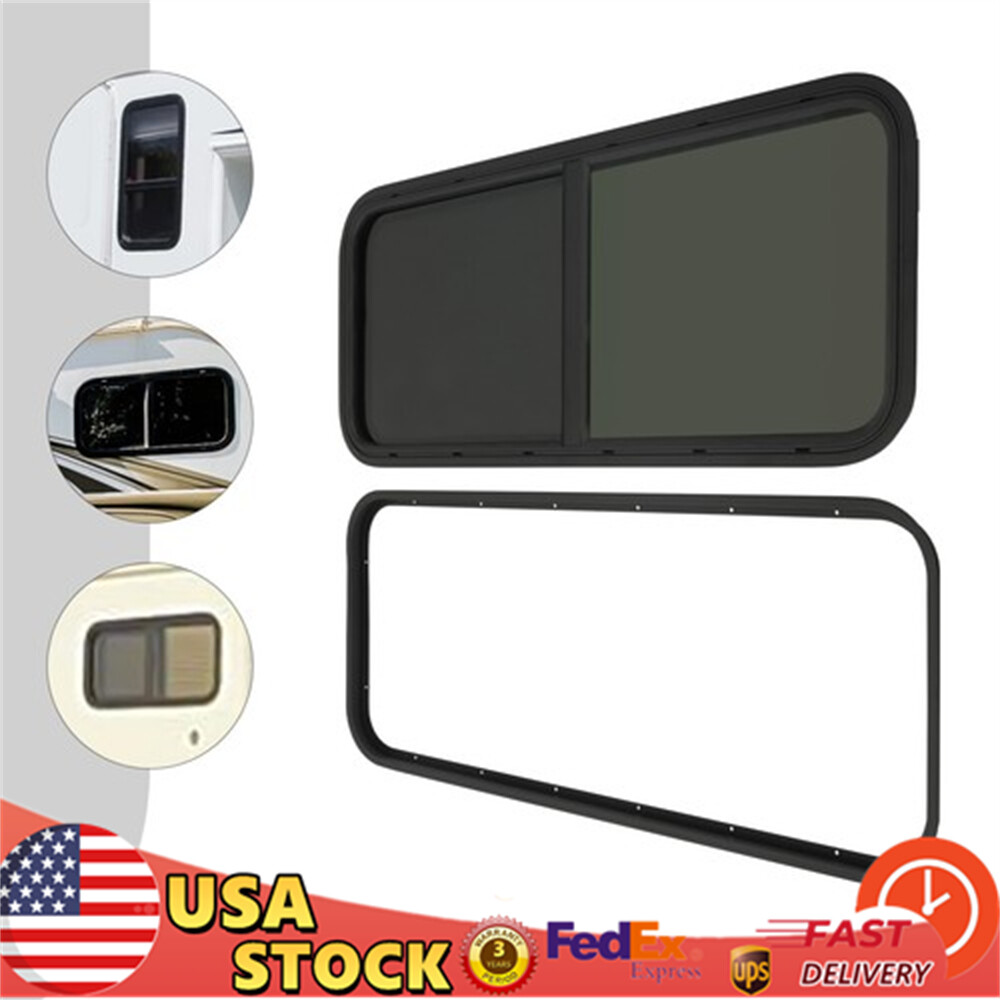 RV Camper Window Teardrop  Horizontal/Vertical Sliding Glass Door 42" W X 22" H