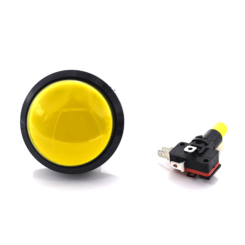 5×100mm Arcade Button LED Dome Illuminated with Microswitch Pop Music JAMMA MAME