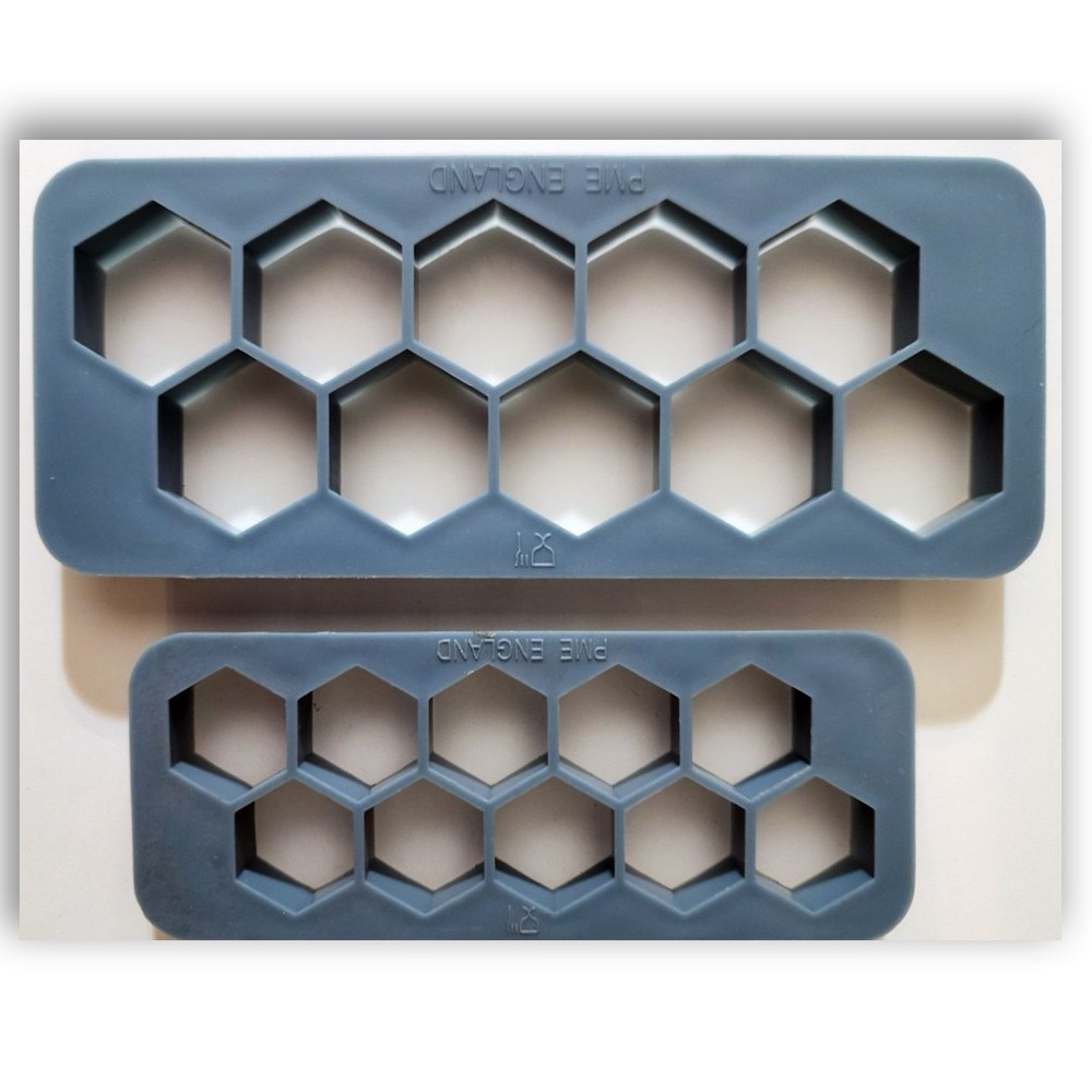 Sculpy Polymer Clay tools Hexigon Triangle Cabochon frame molds