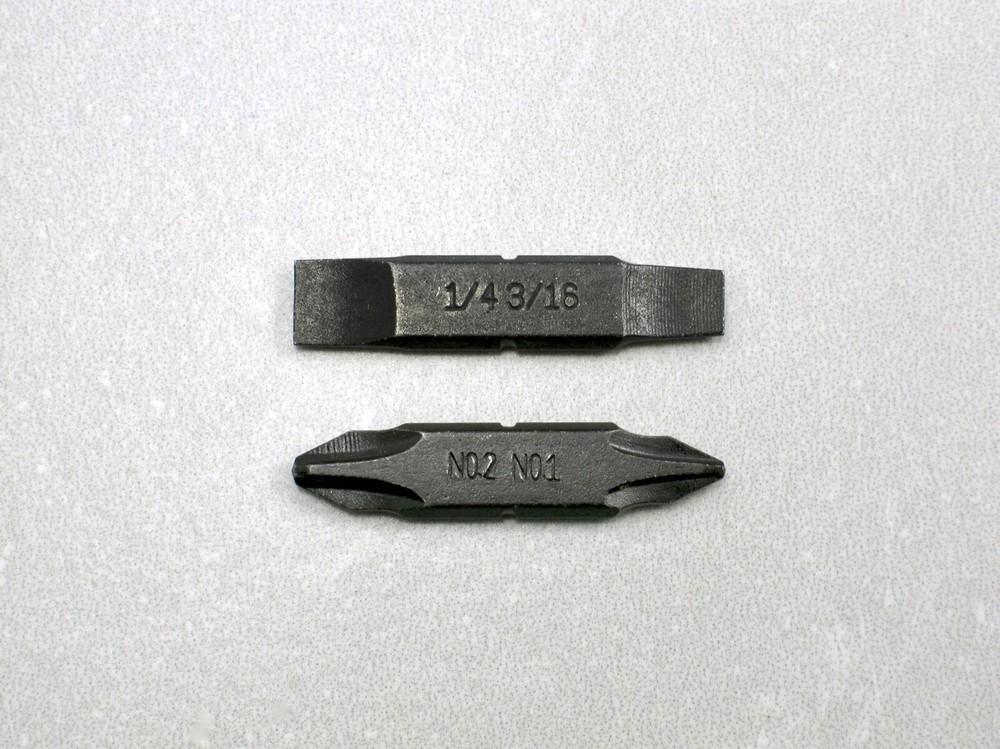 2 Genuine Leatherman Replacement Bits: Flat & Phillips Set - USPS with Tracking!