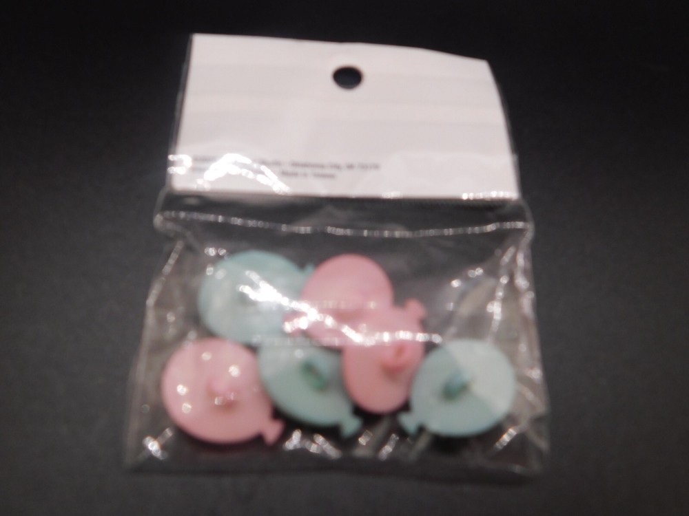 The paper studio Balloon Shank back buttons 6pc
