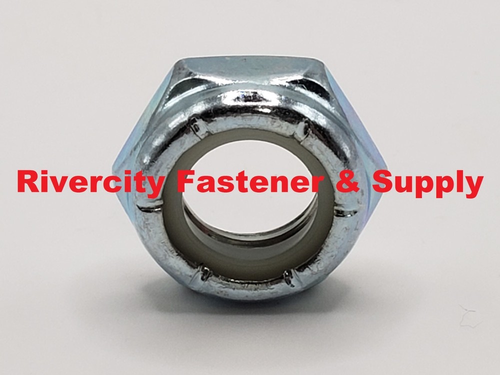 3/8-16 Nylon Insert Lock Nut Thin / Jam / Half thick NTE Series 3/8x16 Nuts