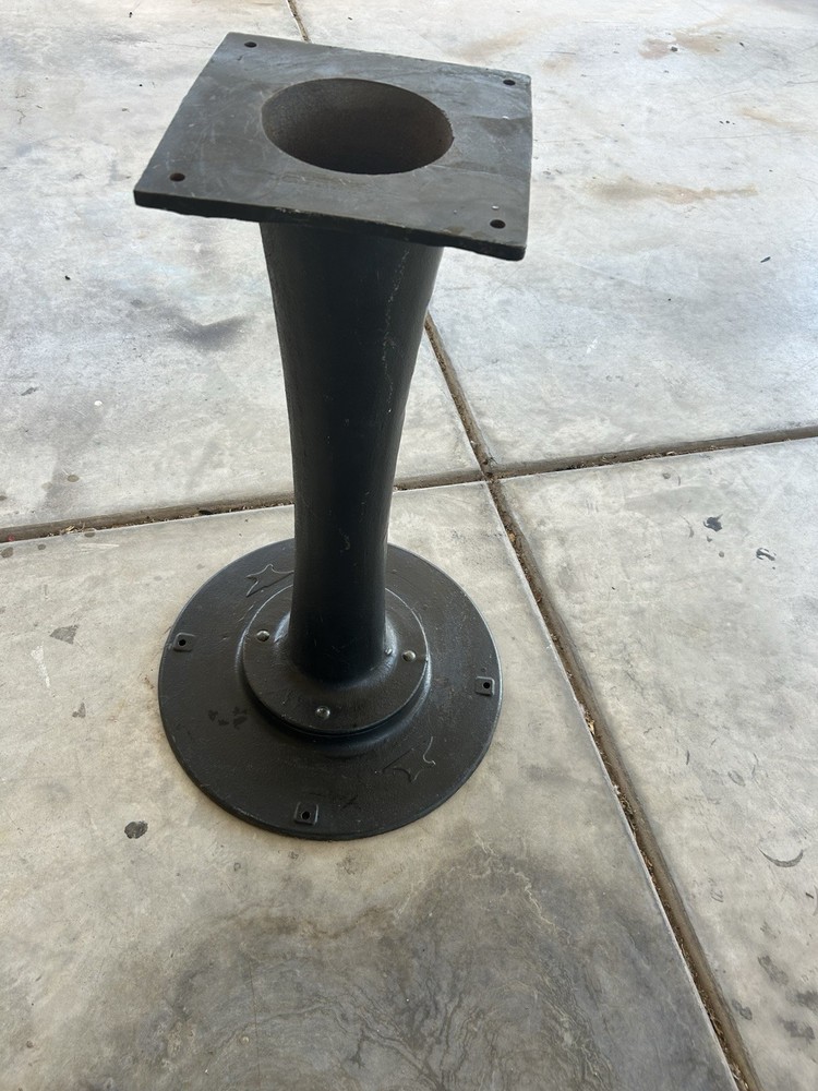 Vintage Cast Iron Base Table Stand Industrial 200lbs
