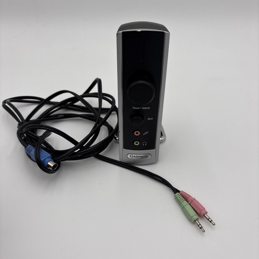 Gateway Gmax 2100 Speaker Set ~ 2 Satellite Speakers & A Central Control Unit