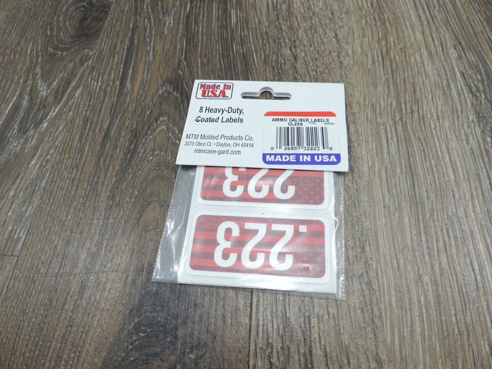 Ammo Can Caliber Labels 8 Pack .223 CL223