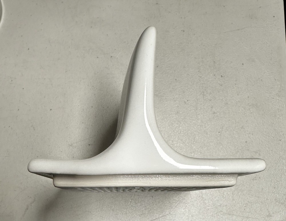 Lenape Ceramic Soap Dish Thin Set Installation White Ceramic