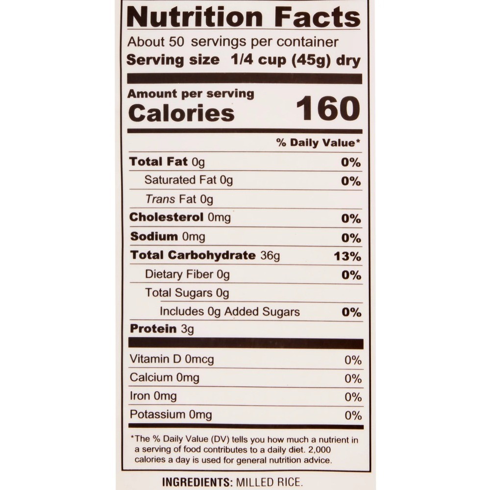 Medium Grain Rice 80 Oz Bulk Bag for Cooking Sushi Risotto
