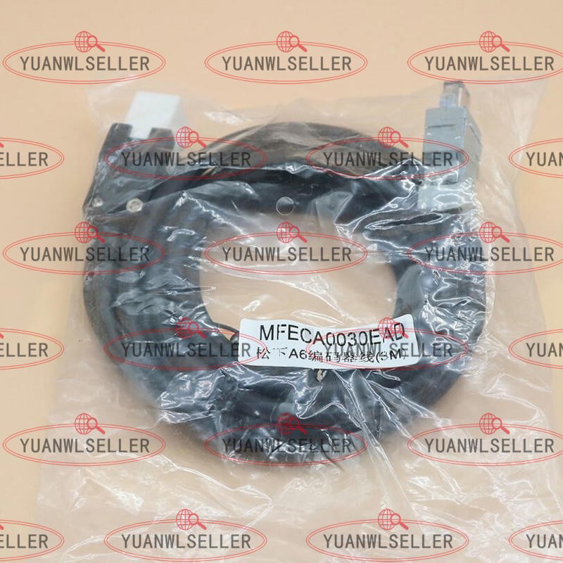 1PCS For Panasonic MFECA0030EAD A6 Servo Motor Encoder Cable 3M NEW