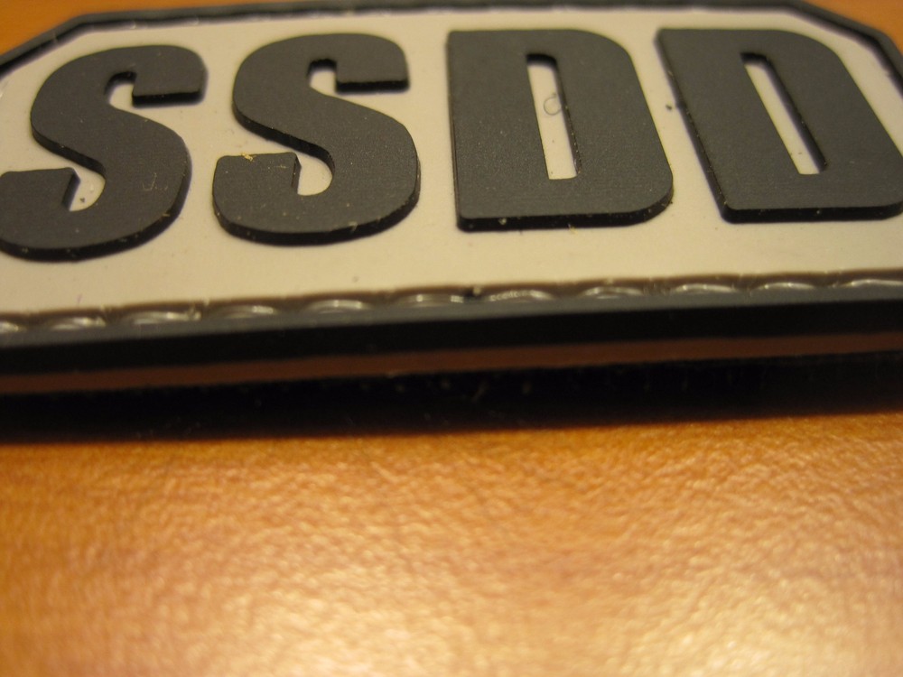 TACTICAL MORALE PATCH " SSDD " " SAME SH*T DIFFERENT DAY " HOOK BACK SPECIAL $$$