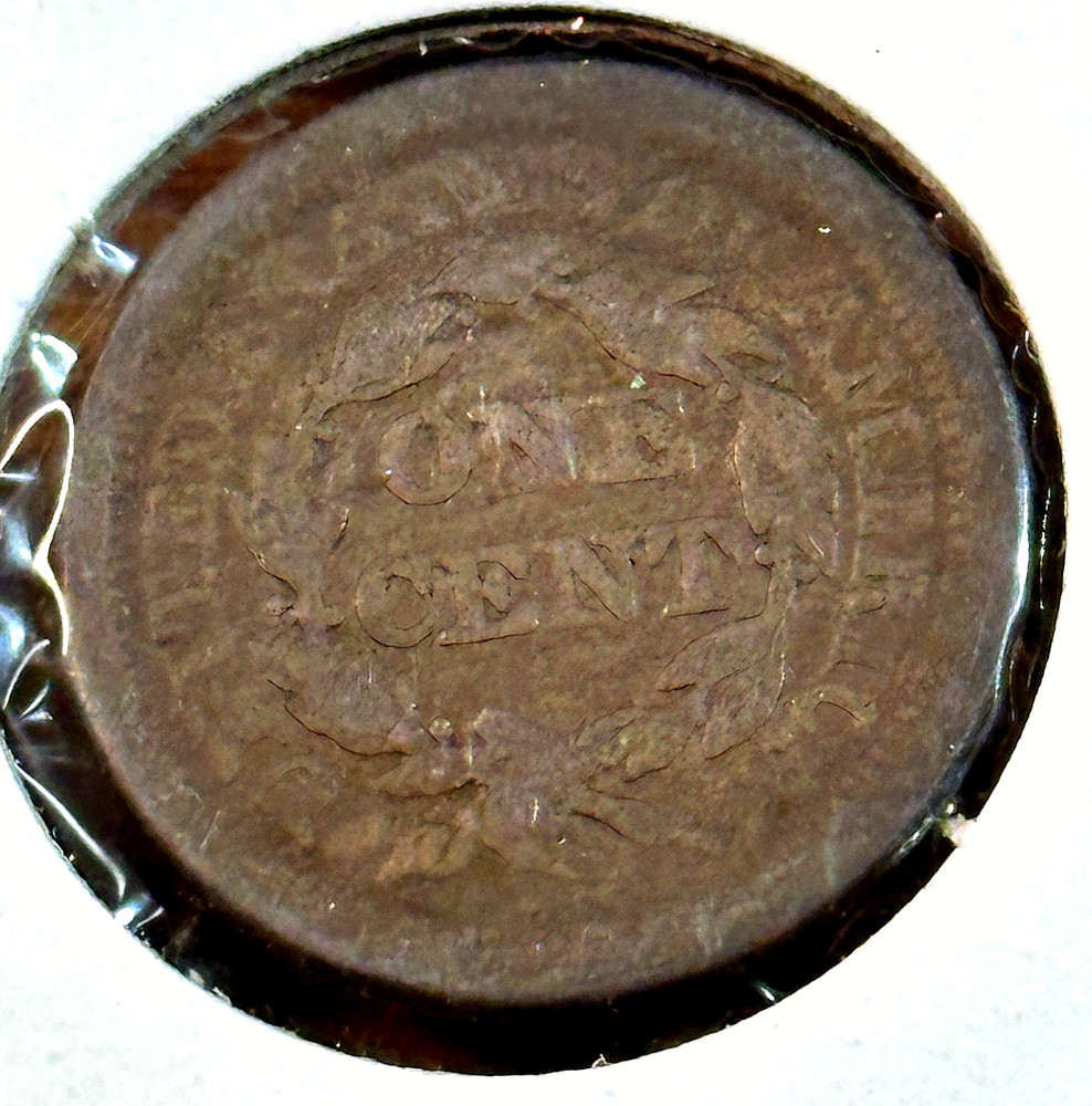 1843 Large Cent Nice Original Good CHRC