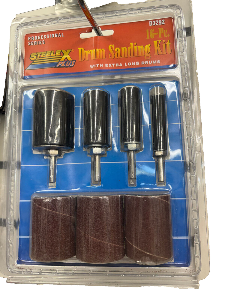 SteeleX 16 Piece Drum Sanding Kit