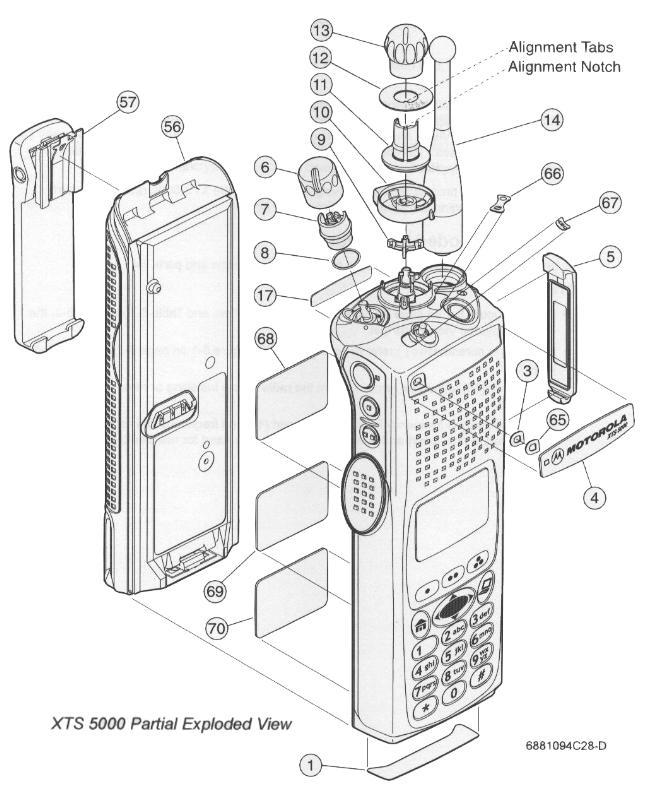 Motorola Solutions 2685930E01 Backcover RF Shield Assembly for XTS5000 NEW