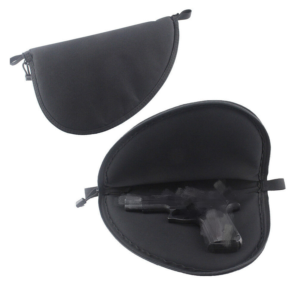 Compact Pistol Rug Case with Non-Scratch Lining - for Range & Hunting