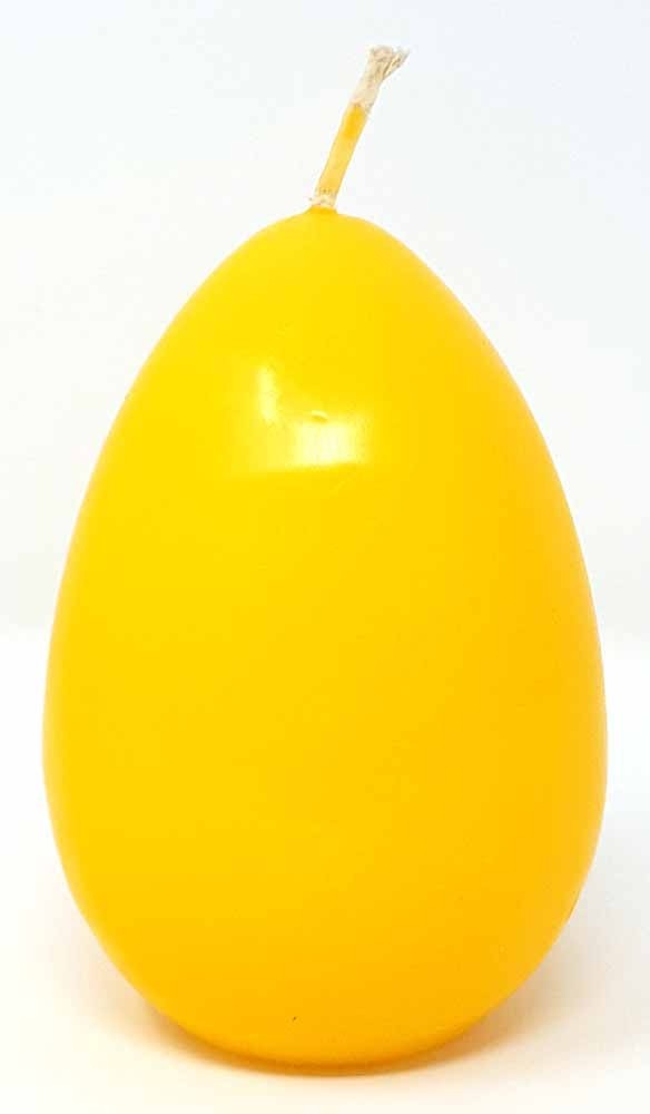 Candle Easter Egg 55 X 85 MM Yellow Present Table Decor