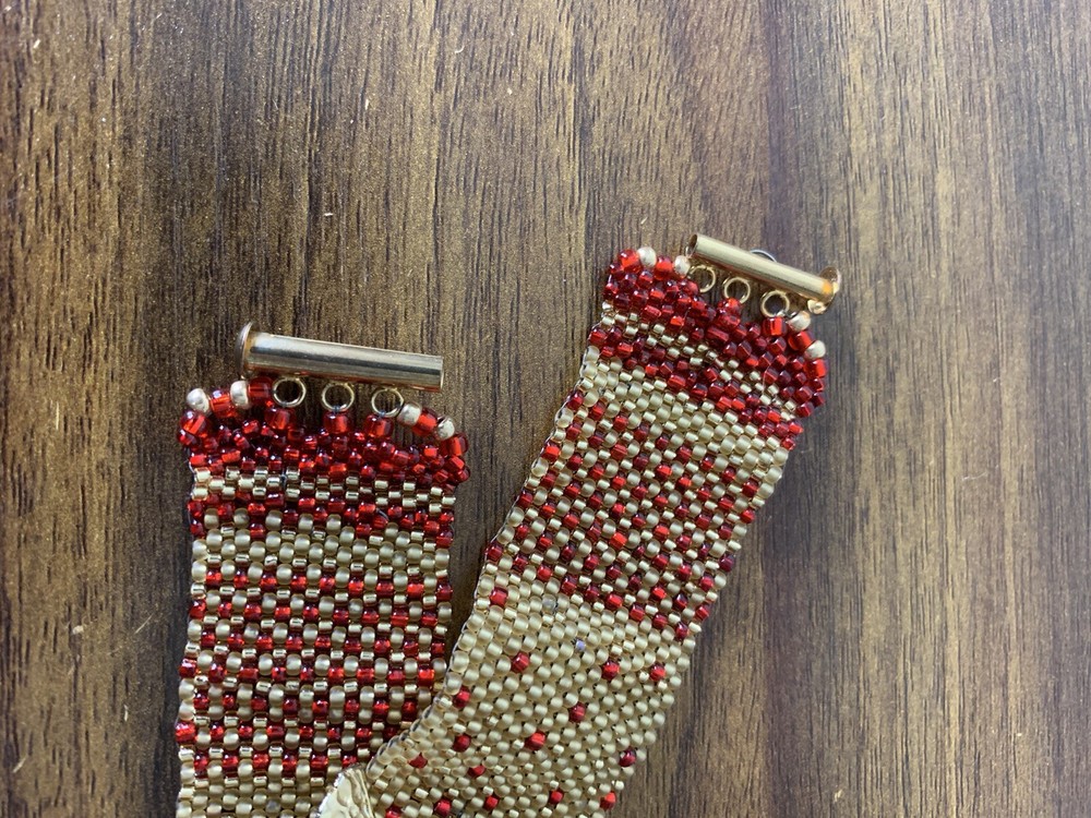 Handmade Timeless Beaded Tree Christmas Bracelet