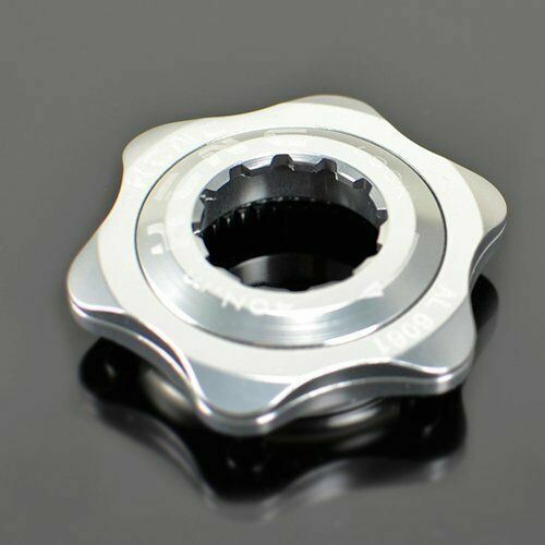KCNC Disc Rotor CENTER-LOCK Adapter, Silver