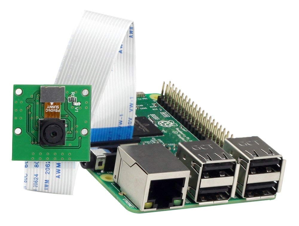 Raspberry Pi Zero Camera Module, 5MP OV5647 1080P Webcam on Raspbian (Cables in