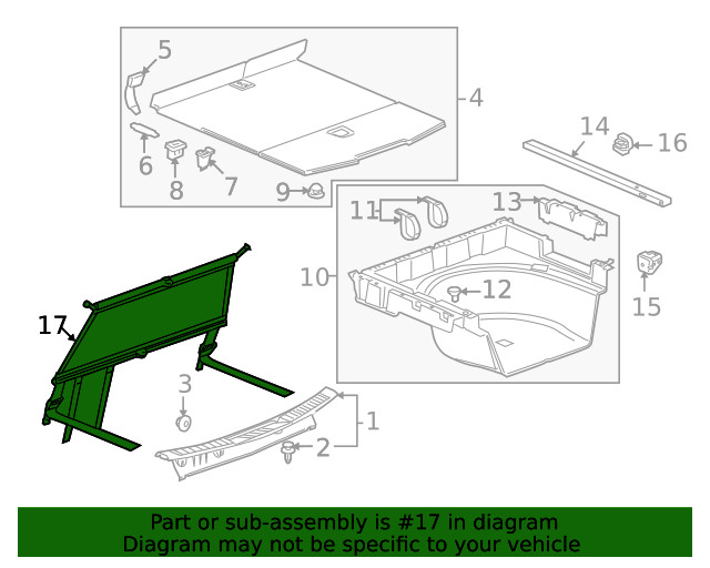 Genuine GM Cargo Net 22759250