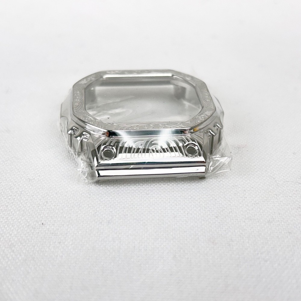 Bezel Mod Kit for Casio G-SHOCK - Silver Tone Venetian Patterned